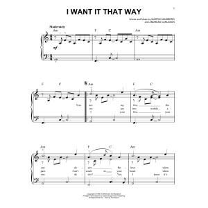 I Want It That Way
