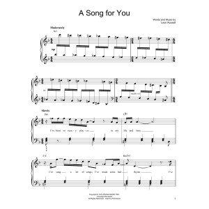 A Song For You