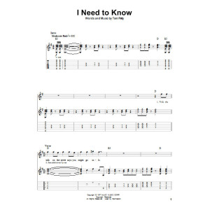 I Need To Know