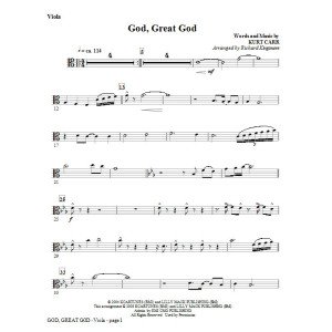 Gott, großer Gott - Cello