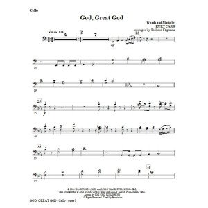Gott, Großer Gott - Kontrabass