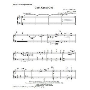 Gott, großer Gott - Rhythmus