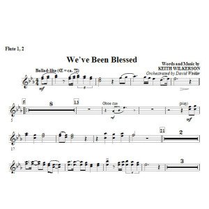 We've Been Blessed - Flute 1,2