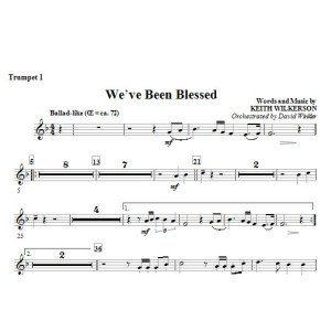 We've Been Blessed - Trumpet 1