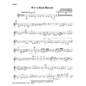 Wir Wurden Gesegnet - Violine 2