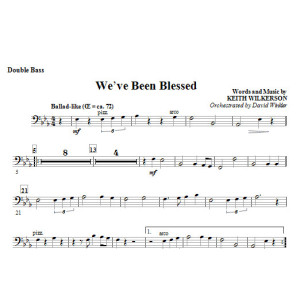 We've Been Blessed - Double Bass