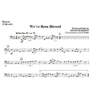We've Been Blessed - Bassoon (Cello Sub)