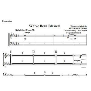 We've Been Blessed - Percussion