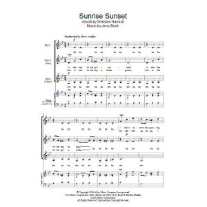 Sunrise, Sunset (from Fiddler On The Roof)