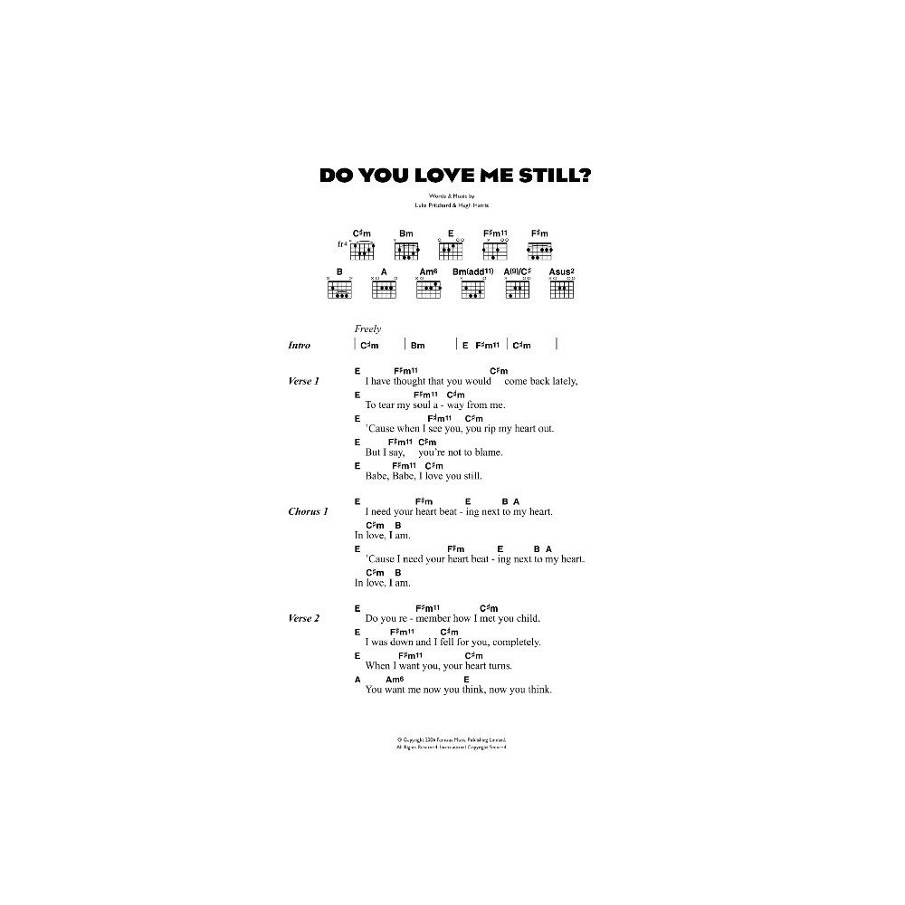 Do You Love Me Still?