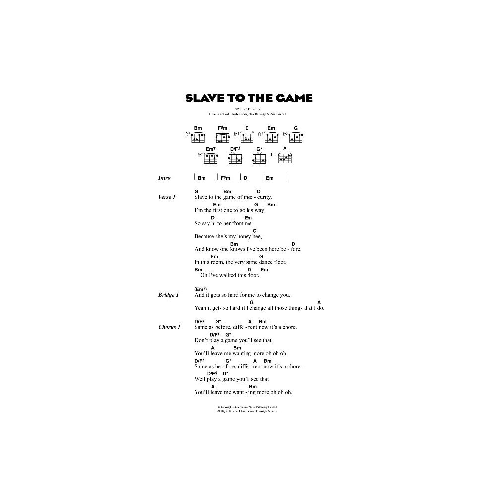 Slave To The Game