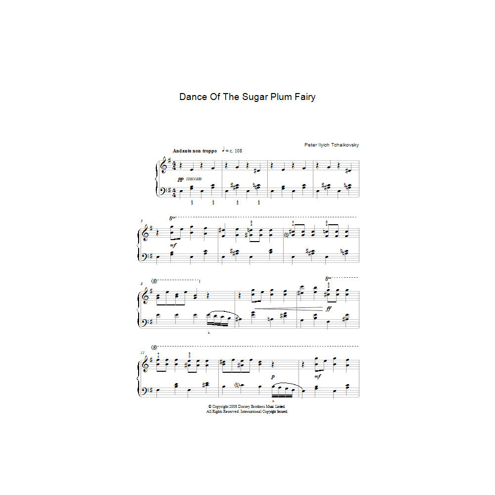 Dance Of The Sugar Plum Fairy (from The Nutcracker)