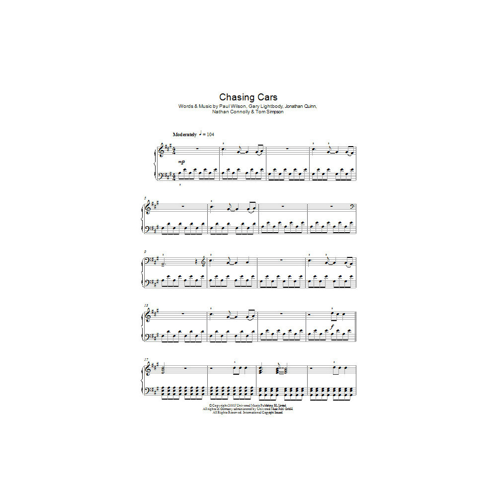 Chasing Cars