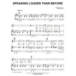 Speaking Louder Than Before