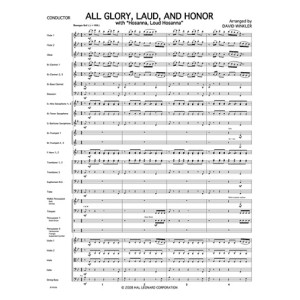 All Glory, Laud, And Honor (with Hosanna, Loud Hosanna) - F Horn 1,2