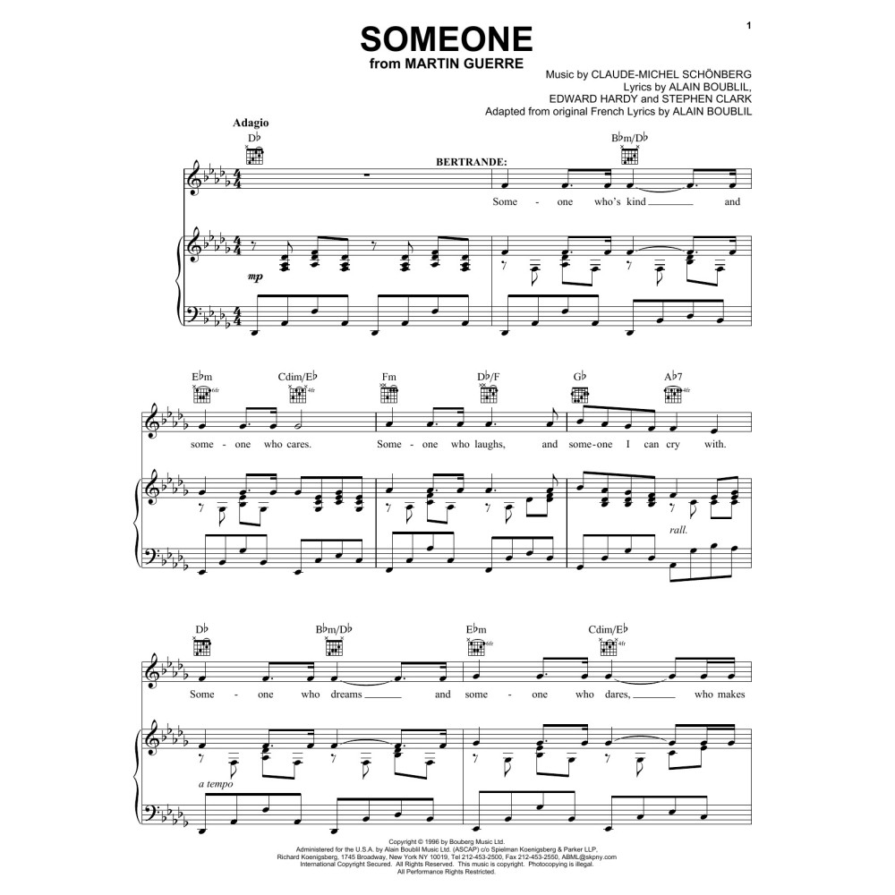 Someone (from Martin Guerre)
