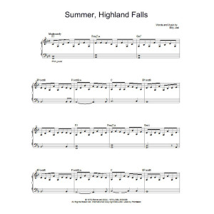 Summer, Highland Falls