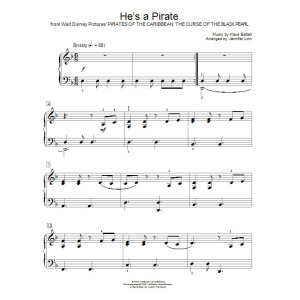 He's A Pirate (from Pirates Of The Caribbean: The Curse of the Black Pearl) (arr. Jennifer Linn)