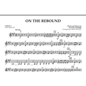 Auf dem Rückprall - Violine 3 (Bratsche Violinschlüssel)