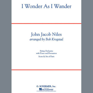 I Wonder As I Wander - Full Score