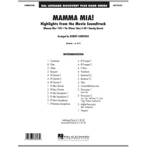 Mamma Mia! - Highlights from the Movie Soundtrack - Full Score