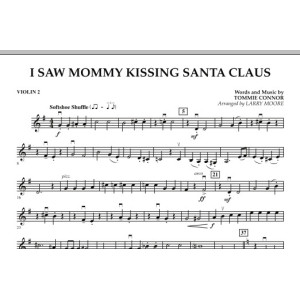 I Saw Mommy Kissing Santa Claus - Violin 2