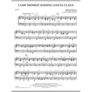 I Saw Mommy Kissing Santa Claus - Piano
