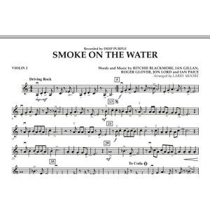 Smoke on the Water - Violin 2