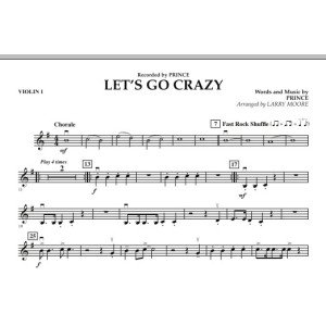 Let's Go Crazy - Violin 1