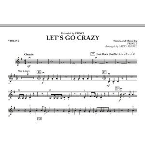 Let's Go Crazy - Violin 2