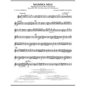 Mamma Mia! - Highlights from the Movie Soundtrack - Eb Alto Saxophone 1