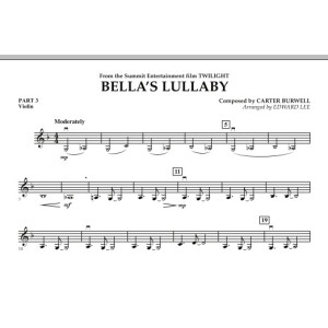 Bella's Lullaby (from "Twilight") - Pt.3 - Violin