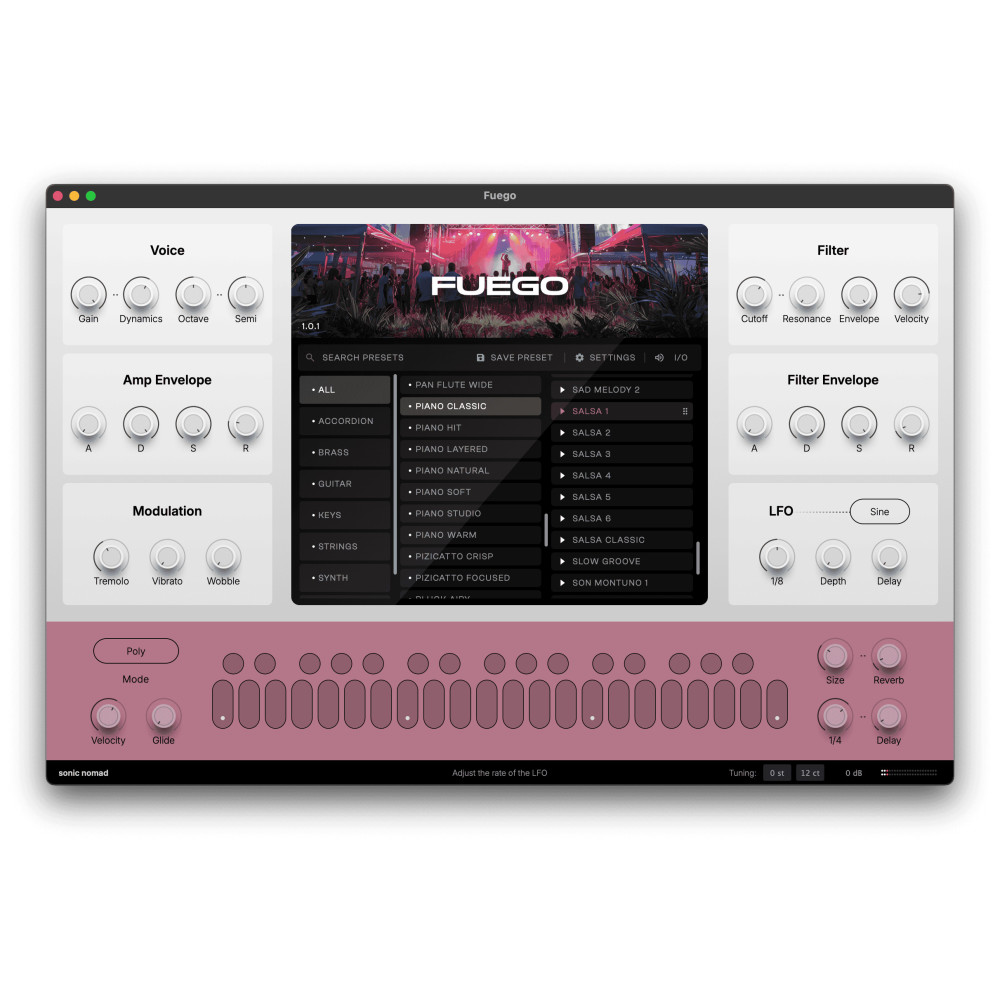 Sonicnomad FUEGO Latin Virtual Instrument