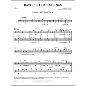 Ravel Suite for Strings - Cello