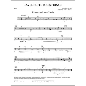 Ravel Suite for Strings - Bass