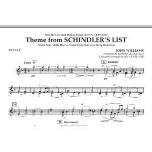 Theme from Schindler's List - Violin 1
