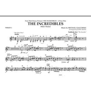 The Incredibles - Violin 1
