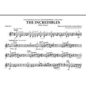 The Incredibles - Violin 2