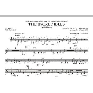 The Incredibles - Violin 3 (Viola T.C.)