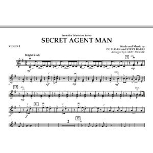 Secret Agent Man - Violin 1
