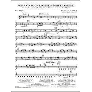 Pop and Rock Legends - Neil Diamond - Bb Clarinet 2