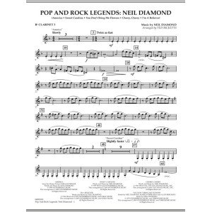 Pop and Rock Legends - Neil Diamond - Bb Clarinet 3