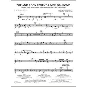 Pop and Rock Legends - Neil Diamond - Eb Alto Saxophone 2