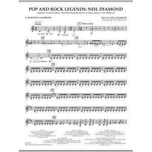 Pop and Rock Legends - Neil Diamond - Eb Baritone Saxophone