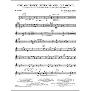 Pop and Rock Legends - Neil Diamond - Bb Trumpet 1