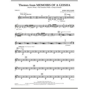 Themes from Memoirs of a Geisha - Violin 2
