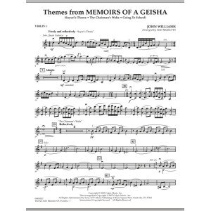 Themes from Memoirs of a Geisha - Violin 1