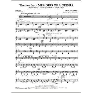 Themes from Memoirs of a Geisha - Violin 3 (Viola Treble Clef)