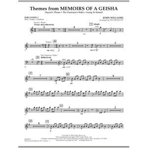 Themes from Memoirs of a Geisha - Percussion 2