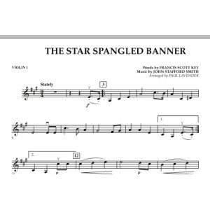 Star Spangled Banner - Violin 1